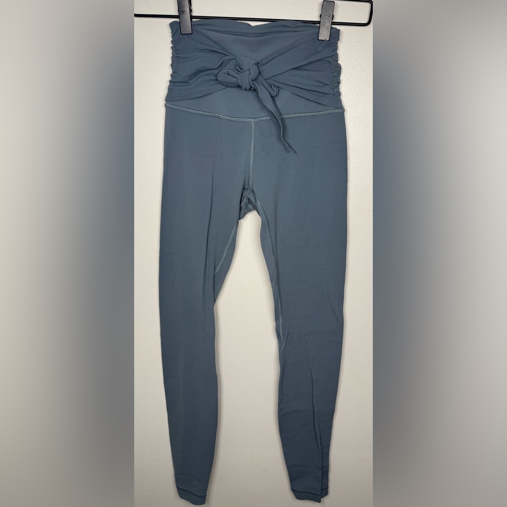 Lululemon Align Pant 28” Wrap Waist—-Blue charcoal 🪨